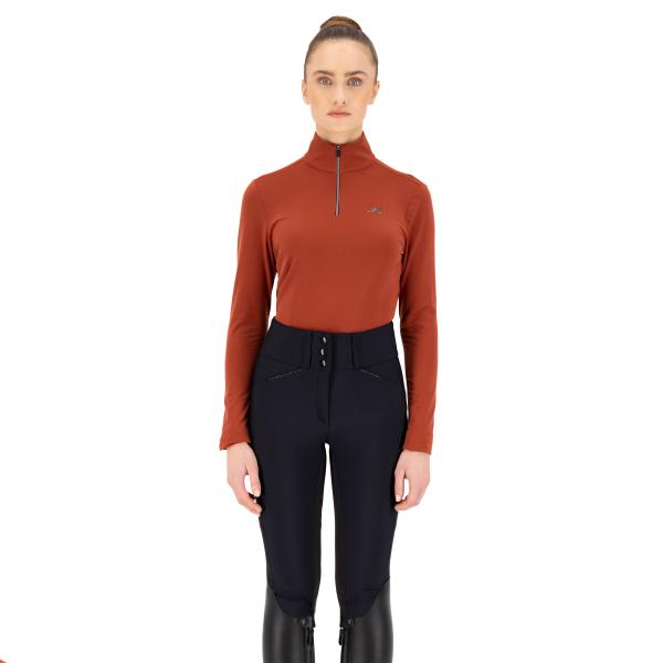 euro-star Tech Shirt ESOlivia Longsleeve, Dark Cinna